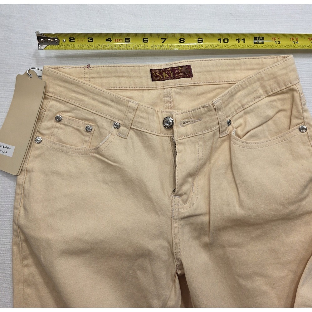 Sky Jeans Peach Women's Denim Pants. New With Tags. Size 9/10 - Picture 7 of 10